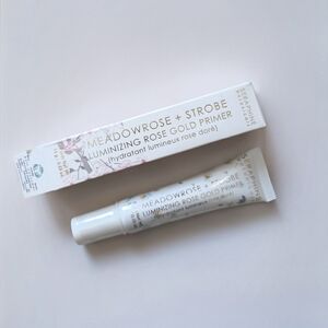 NIB Full size Meadowrose + Strobe rose gold luminizing primer